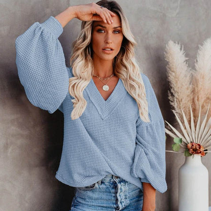T-shirt Chic à Col V - Clairea Boutique