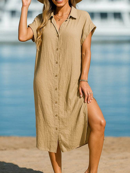 Robe d’Été en Coton & Lin - Clairea Boutique