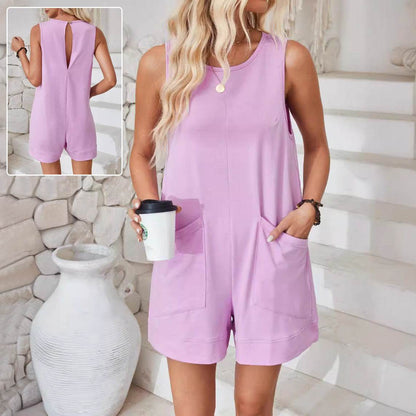 Combinaison Short Sans Manches - Clairea Boutique