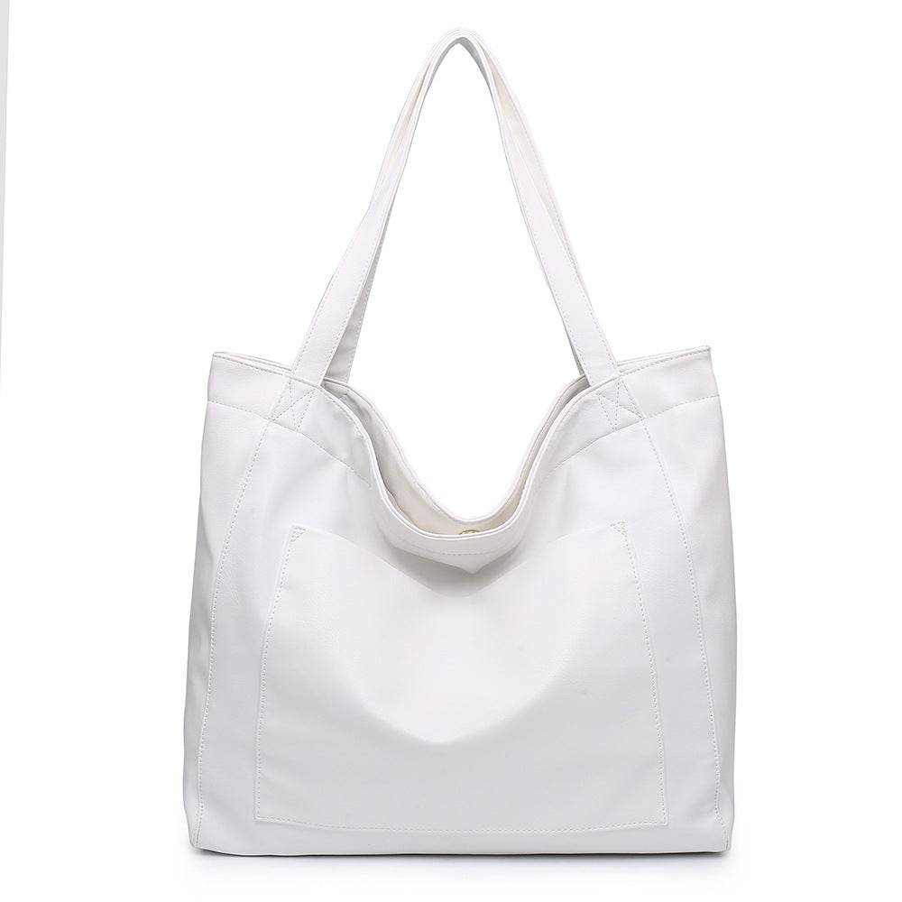 Sac Cabas Femme en Cuir Ciré Grand Format Élégant et Résistant - Clairea Boutique