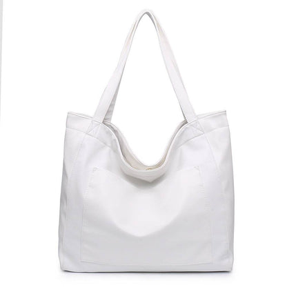 Sac Cabas Femme en Cuir Ciré Grand Format Élégant et Résistant - Clairea Boutique