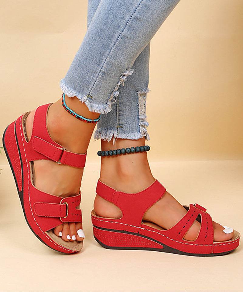 Sandales Compensées d'Été à Scratch - Clairea Boutique