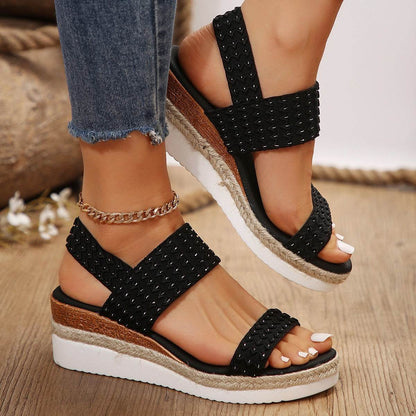 Sandales Compensées d'Été - Clairea Boutique