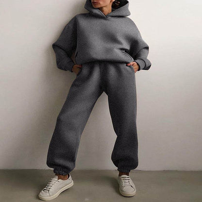 Ensemble Décontracté Femme 2 Pièces – Sweat à Capuche & Pantalon de Jogging - Clairea Boutique