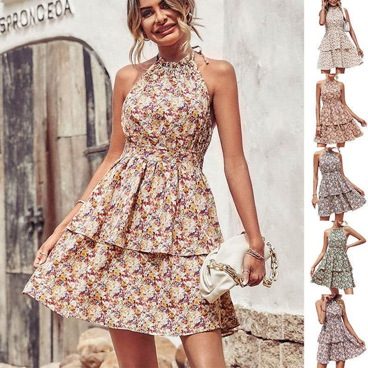 Robe Longue d’Été Bohème à Imprimés - Clairea Boutique
