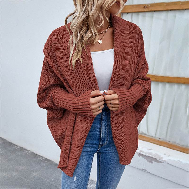 Cardigan Maille Oversize à Manches Chauve-Souris - Clairea Boutique