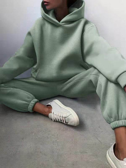 Ensemble Décontracté Femme 2 Pièces – Sweat à Capuche & Pantalon de Jogging - Clairea Boutique