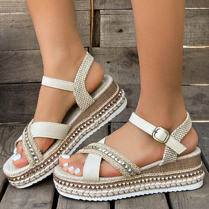 Sandales Compensées Confortables d’Été - Clairea Boutique