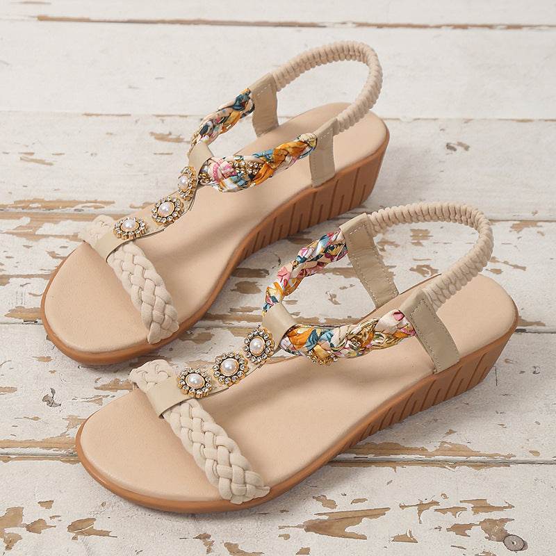 Sandales Tressées Bohèmes - Clairea Boutique