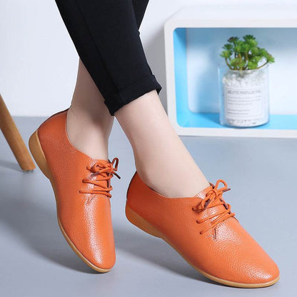 Chaussures blanches plates - Clairea Boutique