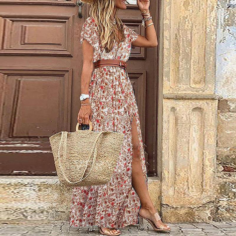 Robe Bohème Chic à Fleurs - Clairea Boutique
