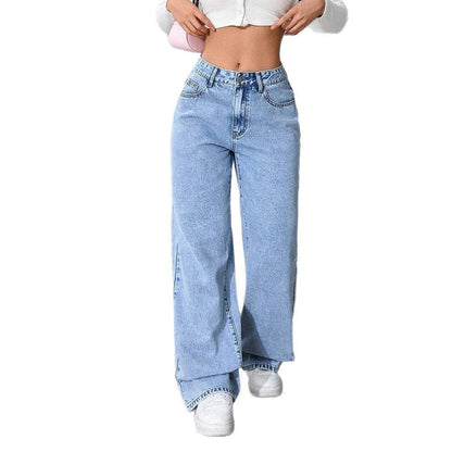 Jean Coupe Large Décontractée - Clairea Boutique