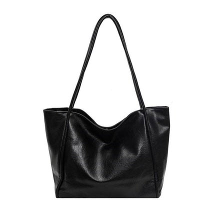 Sac Épaule Grand Format en Cuir PU Souple - Clairea Boutique