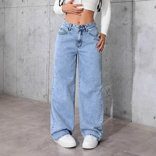 Jean Coupe Large Décontractée - Clairea Boutique