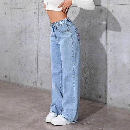 Jean Coupe Large Décontractée - Clairea Boutique