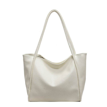 Sac Épaule Grand Format en Cuir PU Souple - Clairea Boutique