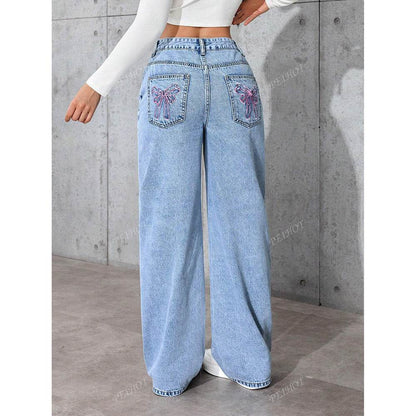 Jean Coupe Large Décontractée - Clairea Boutique