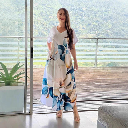 Robe Imprimée Loose Mode Européenne - Clairea Boutique