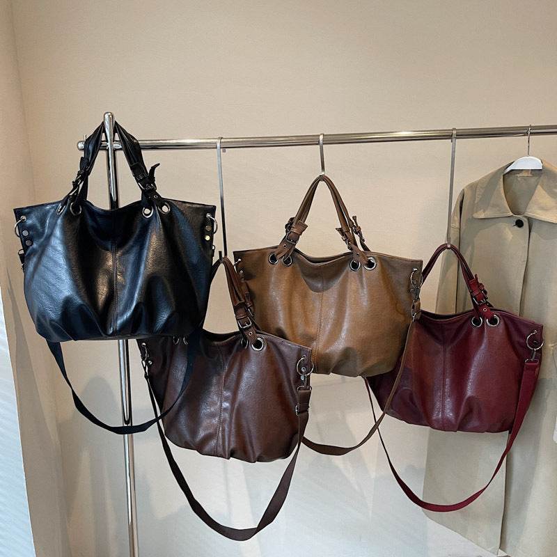 Sac Cabas Femme Uni à Bandoulière – Élégance Minimaliste et Praticité - Clairea Boutique