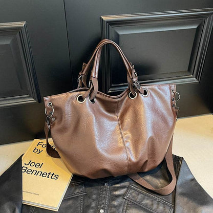 Sac Cabas Femme Uni à Bandoulière – Élégance Minimaliste et Praticité - Clairea Boutique