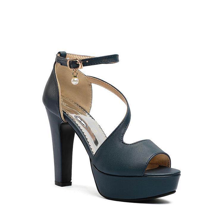 Sandales Romaines à Talons Épais - Clairea Boutique