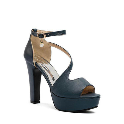 Sandales Romaines à Talons Épais - Clairea Boutique