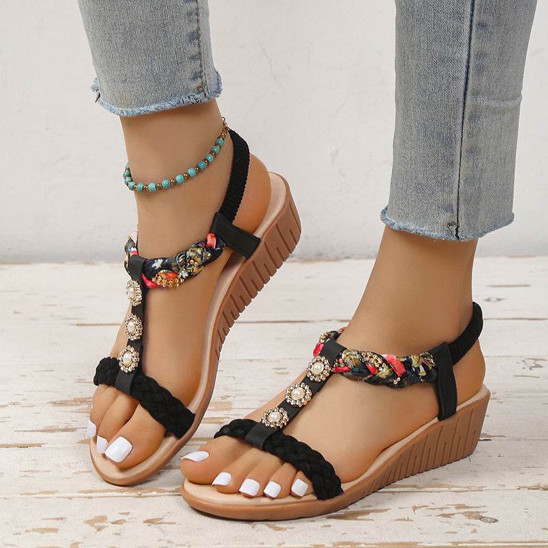 Sandales Tressées Bohèmes - Clairea Boutique