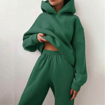 Ensemble Décontracté Femme 2 Pièces – Sweat à Capuche & Pantalon de Jogging - Clairea Boutique