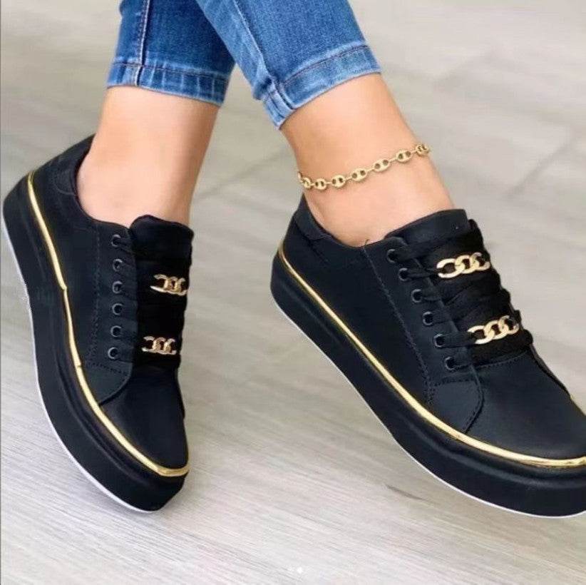 Mocassins à Chaîne Semelle Épaisse - Clairea Boutique