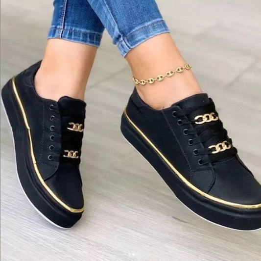 Mocassins à Chaîne Semelle Épaisse - Clairea Boutique