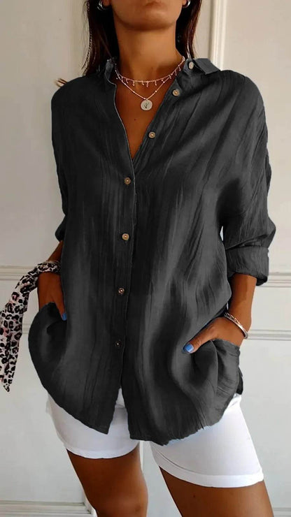 Chemise Femme à Col Revers - Clairea Boutique