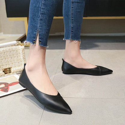 Chaussures Plates Pointues à Bout Peu Profond - Clairea Boutique