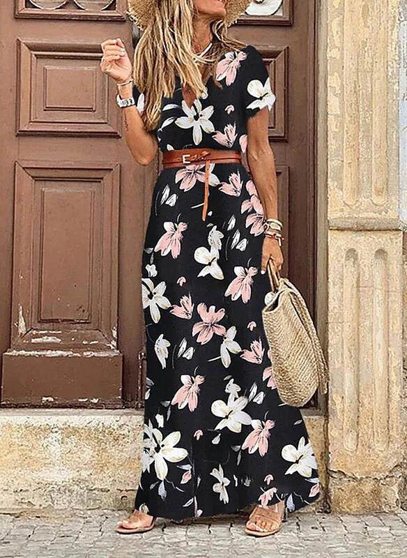 Robe Bohème Chic à Fleurs - Clairea Boutique