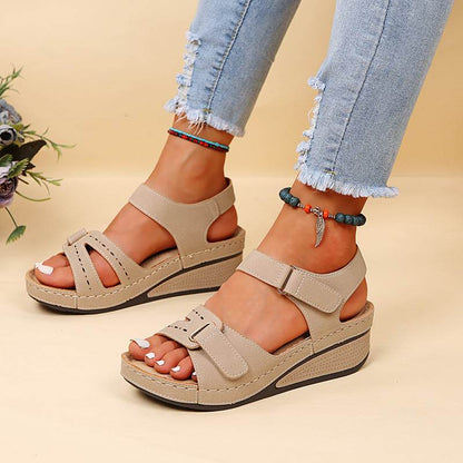 Sandales Compensées d'Été à Scratch - Clairea Boutique