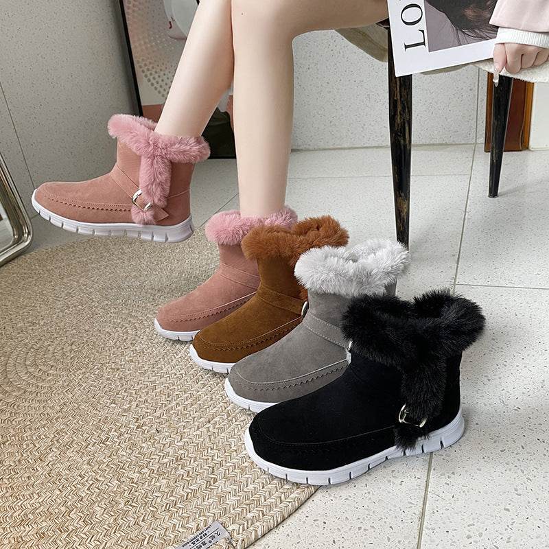 Bottes d’Hiver Fourrées - Clairea Boutique