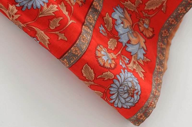 Robe Imprimé Tournesol avec Ceinture - Clairea Boutique