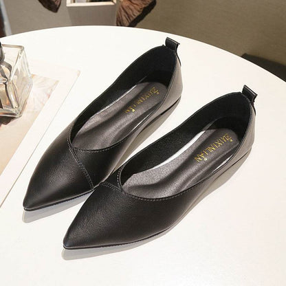 Chaussures Plates Pointues à Bout Peu Profond - Clairea Boutique