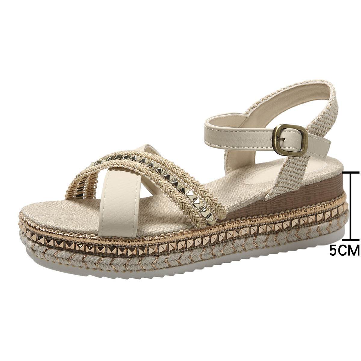 Sandales Compensées Confortables d’Été - Clairea Boutique