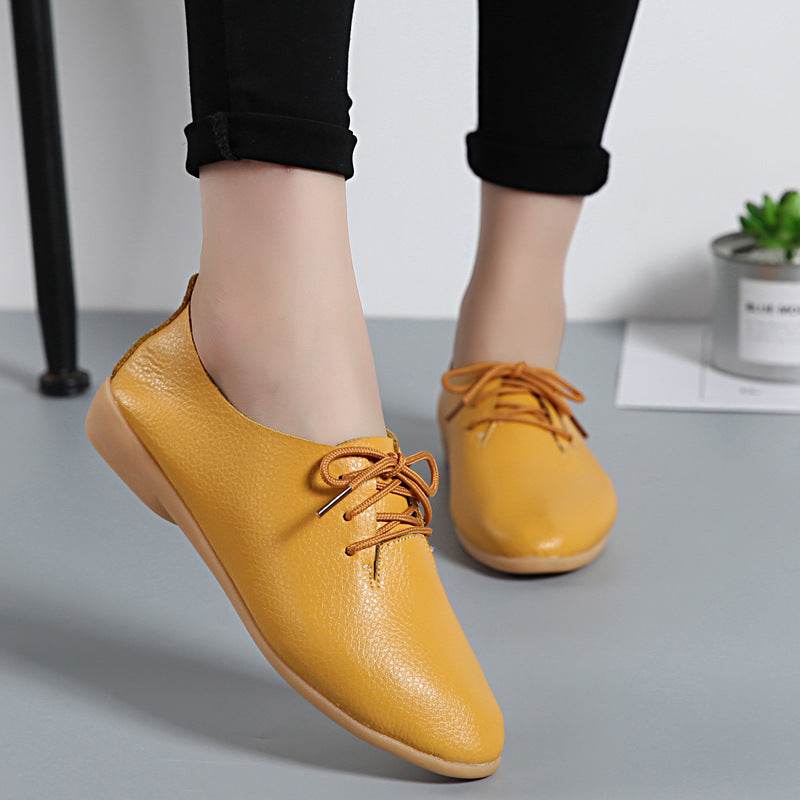 Chaussures blanches plates - Clairea Boutique