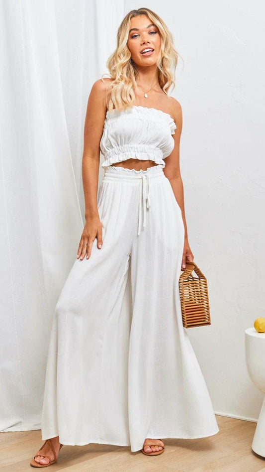 Pantalon de Détente Large et Confortable avec Poches - Clairea Boutique