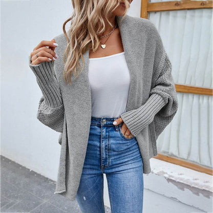 Cardigan Maille Oversize à Manches Chauve-Souris - Clairea Boutique