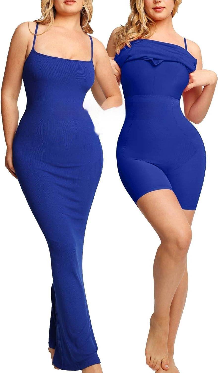Robe Gaine Sculptante à Bretelles - Clairea Boutique