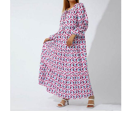 Robe Bohème Élégante Imprimée Vintage - Clairea Boutique