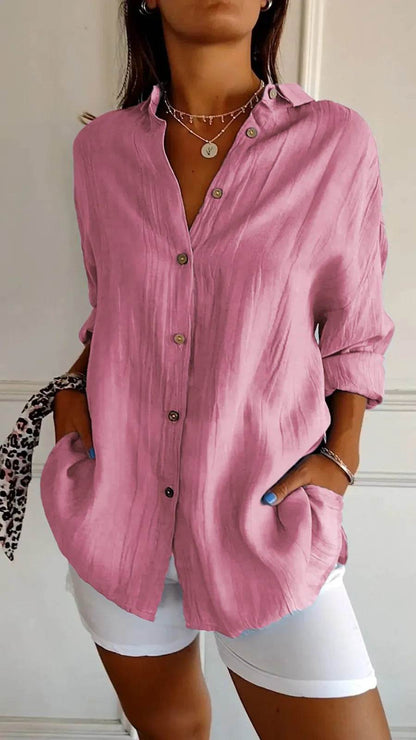 Chemise Femme à Col Revers - Clairea Boutique