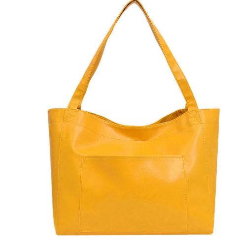 Sac Cabas Femme en Cuir Ciré Grand Format Élégant et Résistant - Clairea Boutique
