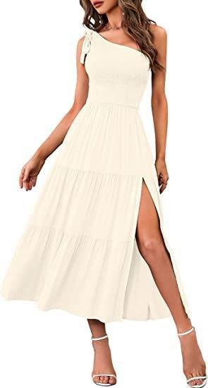 Nouvelle Robe d'Été Élégante à Épaule - Clairea Boutique