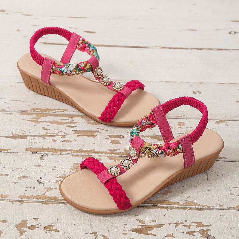 Sandales Tressées Bohèmes - Clairea Boutique