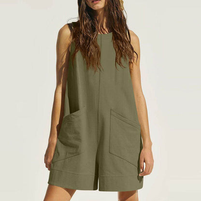 Combinaison Short Sans Manches - Clairea Boutique