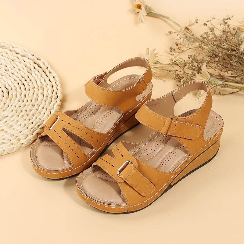 Sandales Compensées d'Été à Scratch - Clairea Boutique