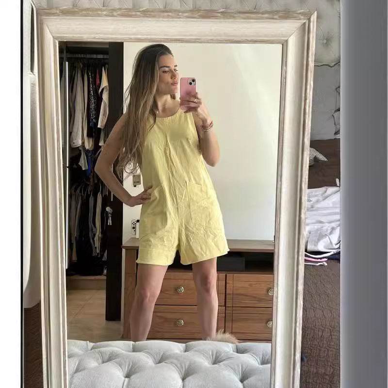 Combinaison Short Sans Manches - Clairea Boutique